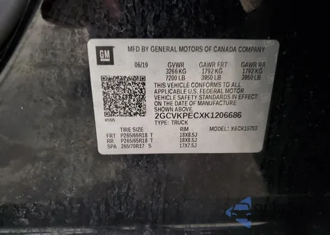 2019 Chevrolet Silverado Ld K1500 Lt from USA, damaged, VIN 2GCVKPECXK1206686